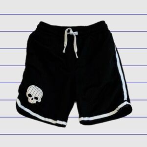 Awesome Black Skull Print Kid’s Shorts Size 2T from Wes & Willy
